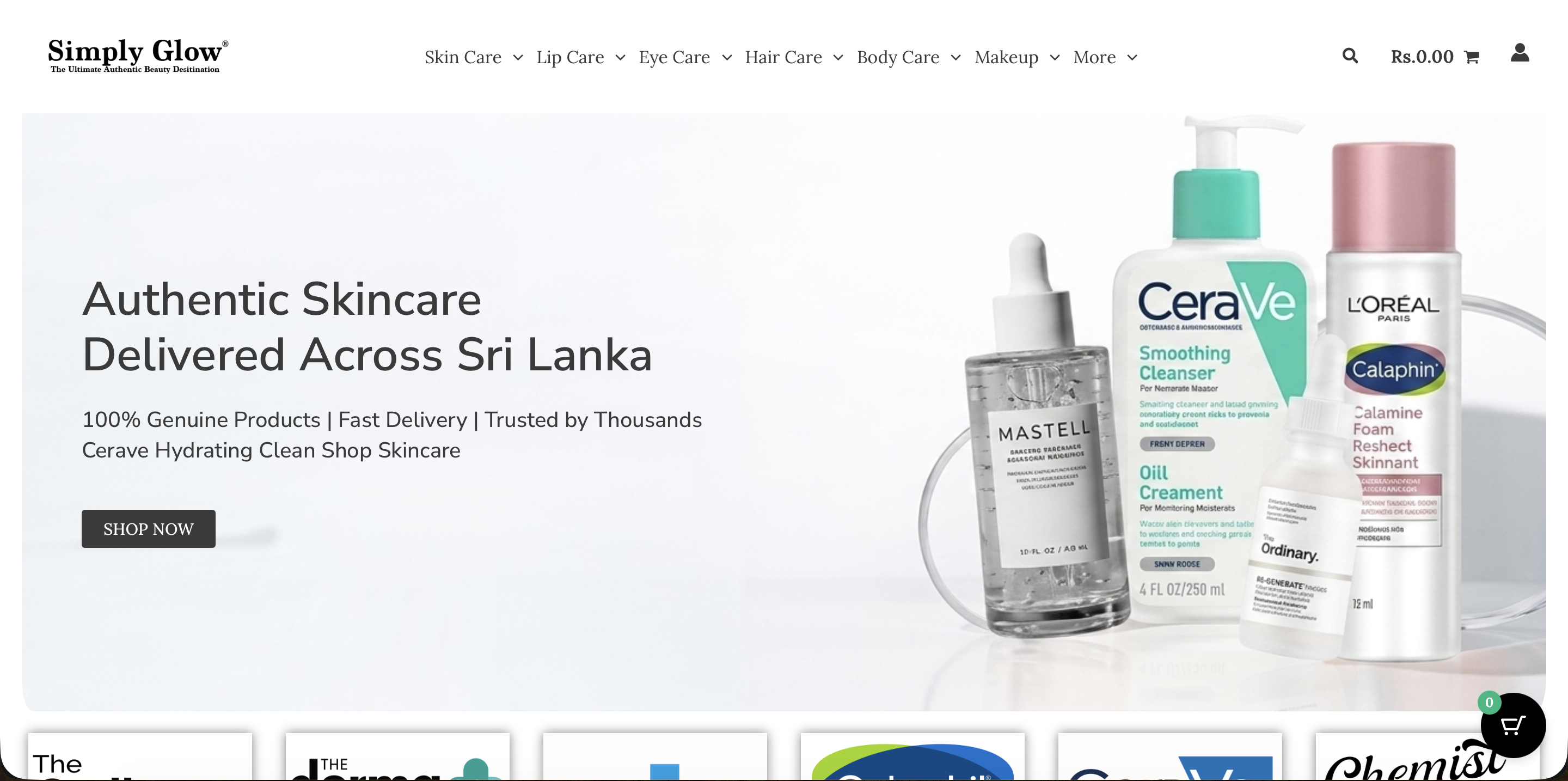 SimplyGlow — Beauty & Cosmetics